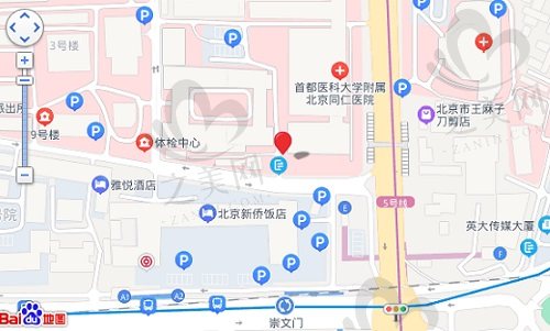 北京同仁医院眼科地理位置