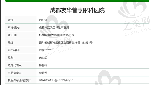 成都友华普惠眼科医院资质.png