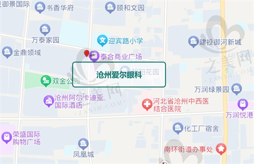 沧州爱尔眼科医院地址