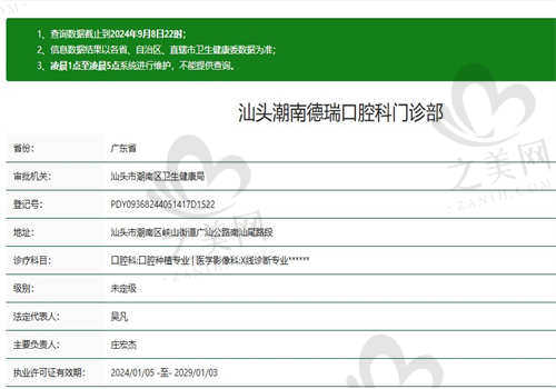 汕头德瑞口腔医院资质如何