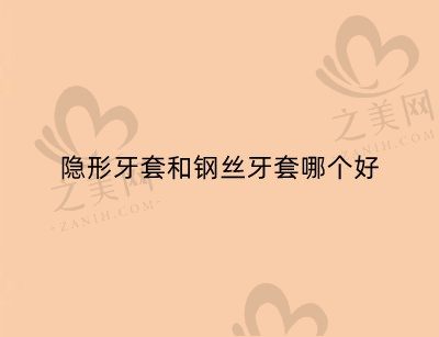隐形牙套和钢丝牙套哪个好?隐形牙套多少钱一副?